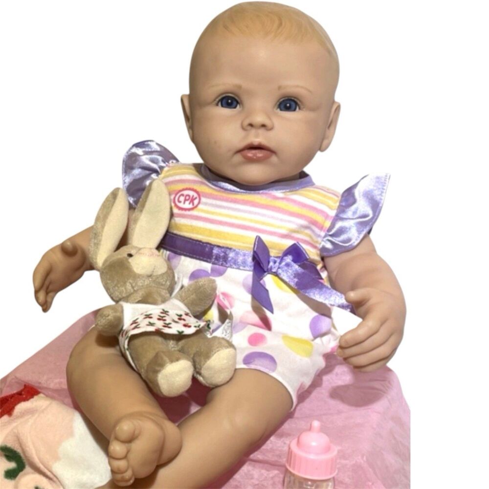 Linda Murray ADG So Truly Mine 16" Newborn Baby Doll Blue Eyes With Accessories